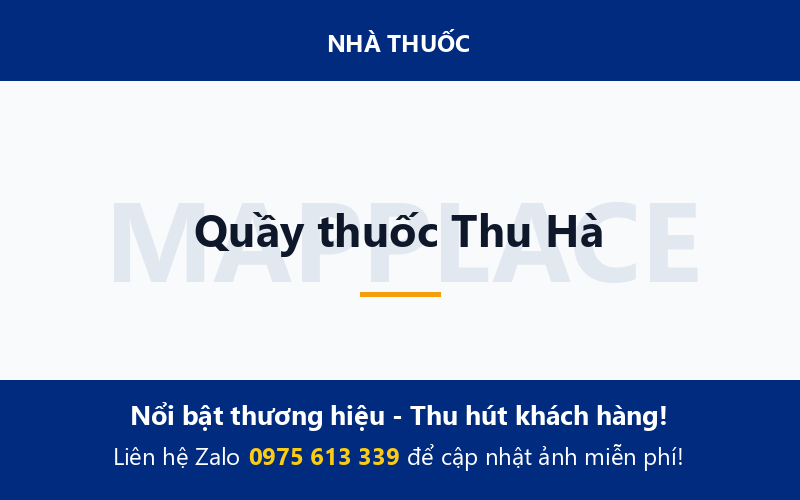 Quầy thuốc Thu Hà