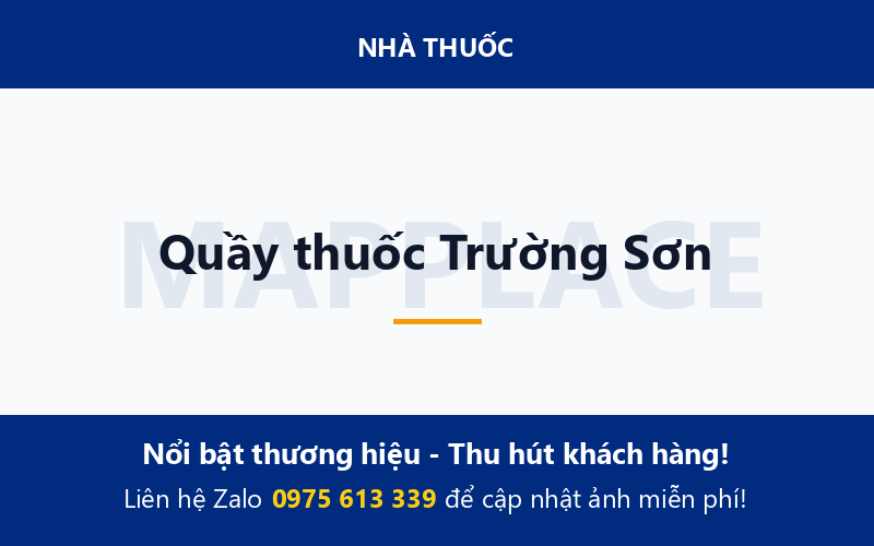 Quầy thuốc Trường Sơn