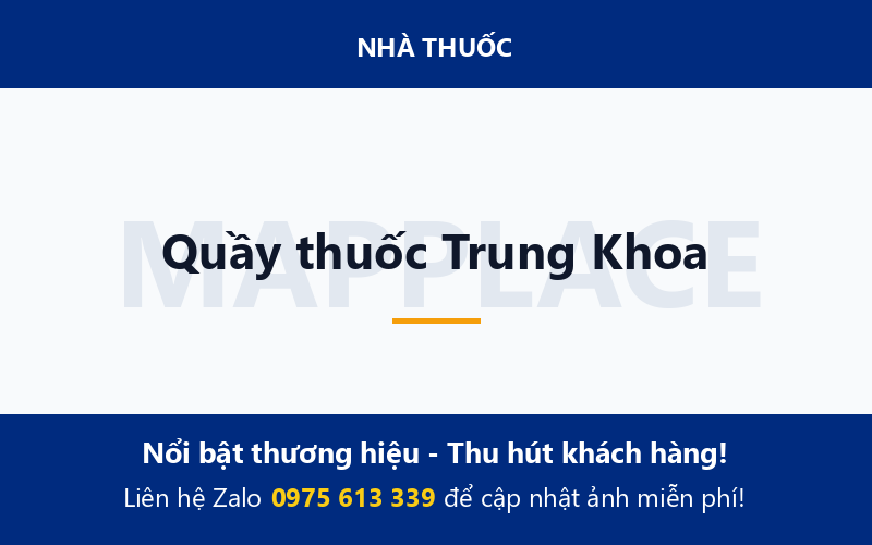 Quầy thuốc Trung Khoa