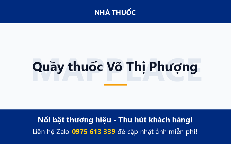 Quầy thuốc Võ Thị Phượng