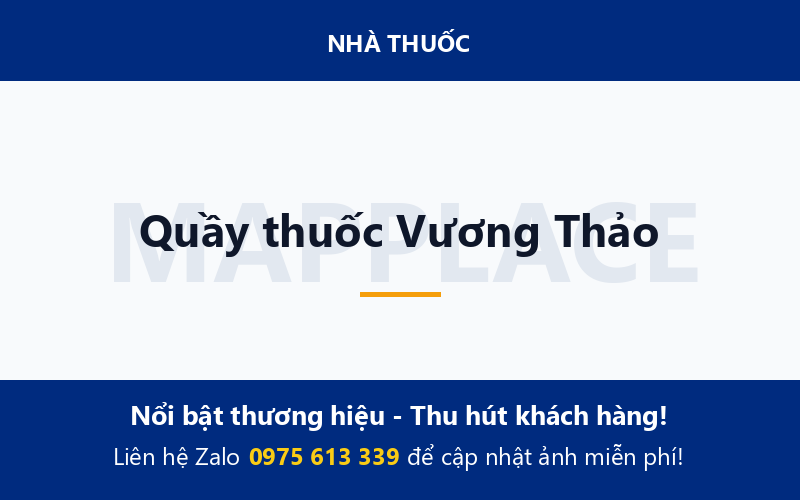 Quầy thuốc Vương Thảo