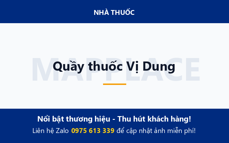 Quầy thuốc Vị Dung