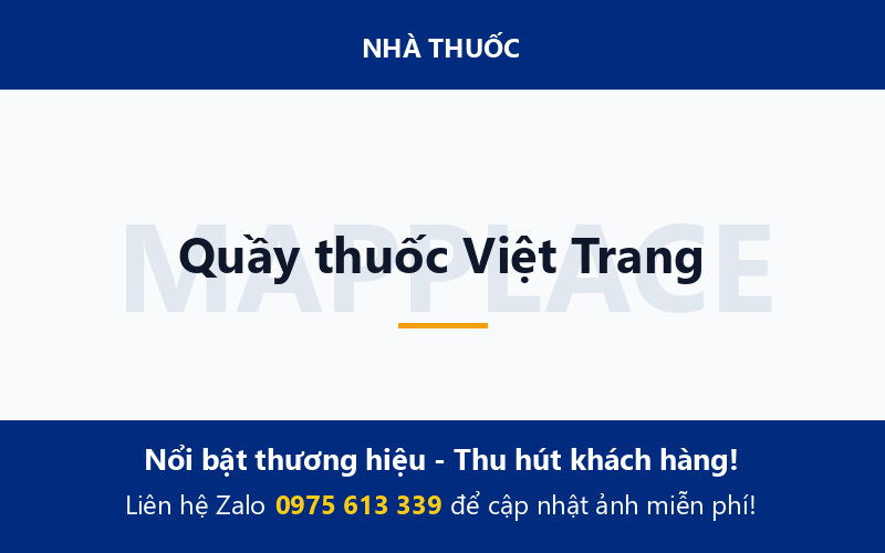 Quầy thuốc Việt Trang