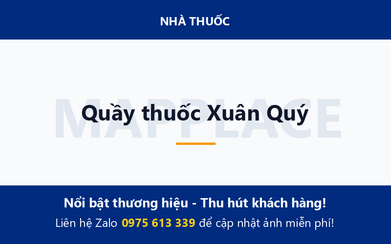 Quầy thuốc Xuân Quý