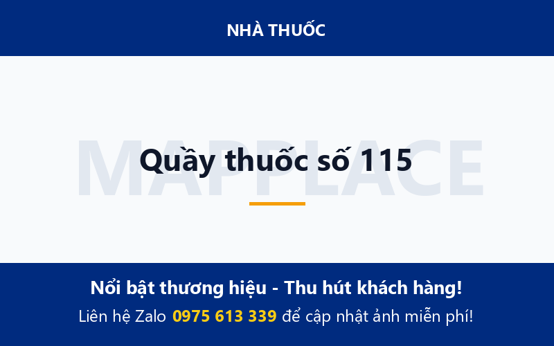 Quầy thuốc số 115
