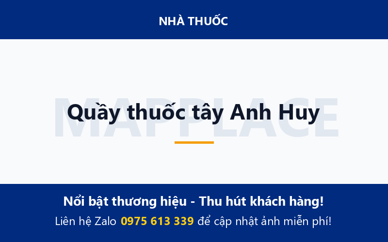 Quầy thuốc tây Anh Huy