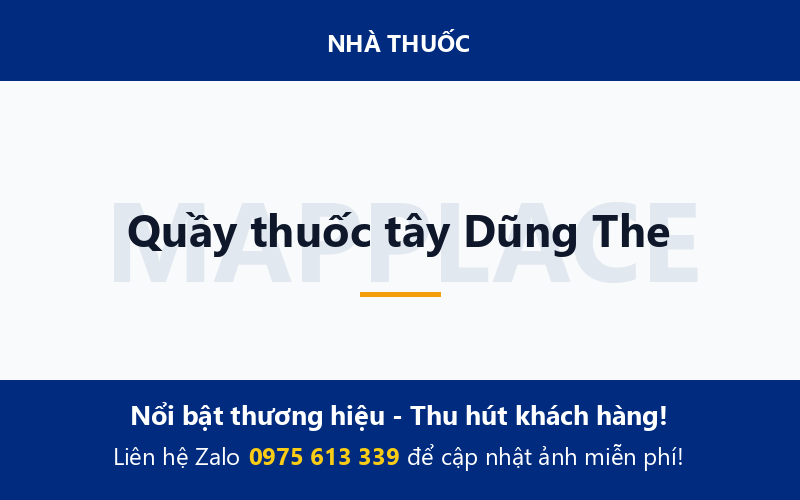 Quầy thuốc tây Dũng The