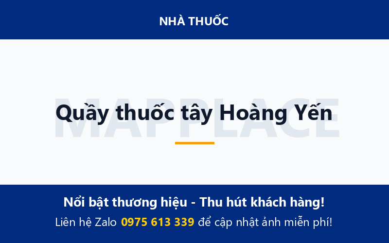 Quầy thuốc tây Hoàng Yến