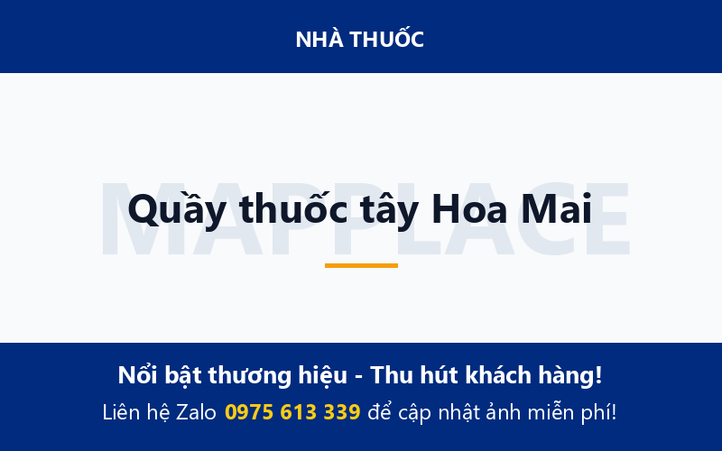 Quầy thuốc tây Hoa Mai