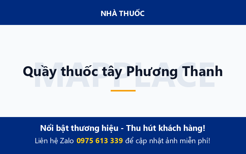 Quầy thuốc tây Phương Thanh