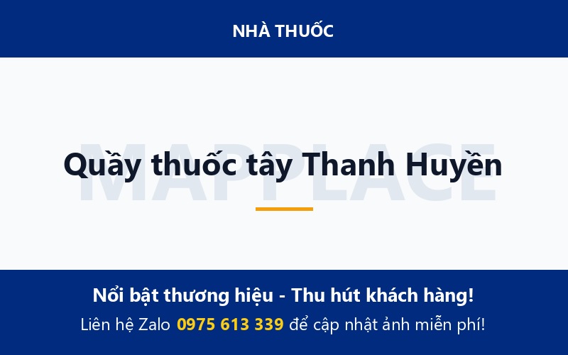 Quầy thuốc tây Thanh Huyền