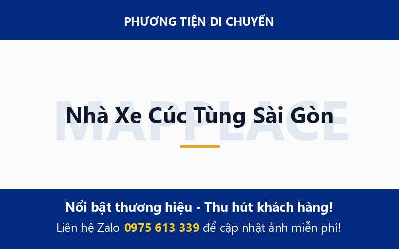 Nhà Xe Cúc Tùng Sài Gòn