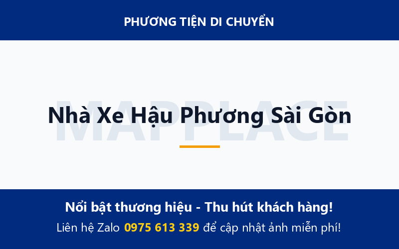 Nhà Xe Hậu Phương Sài Gòn