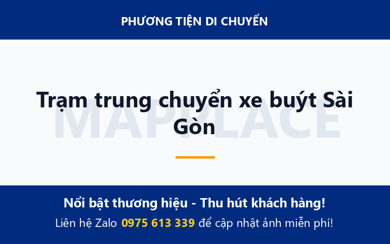Trạm trung chuyển xe buýt Sài Gòn