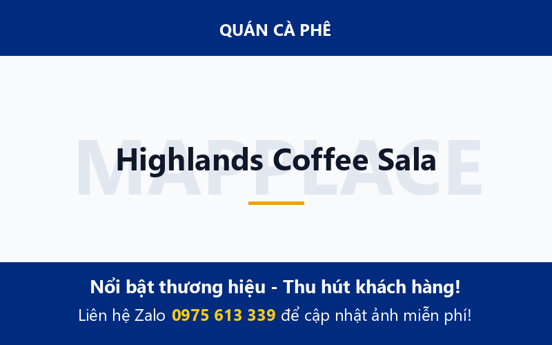 Highlands Coffee Sala