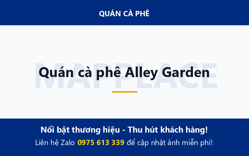 Quán cà phê Alley Garden