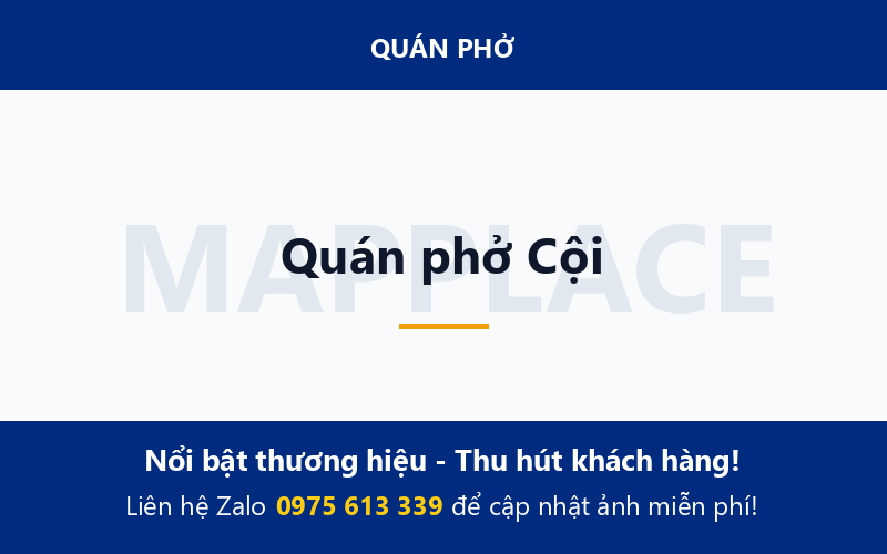 Quán phở Cội