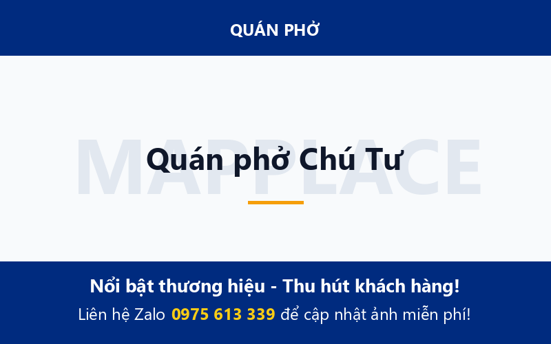 Quán phở Chú Tư