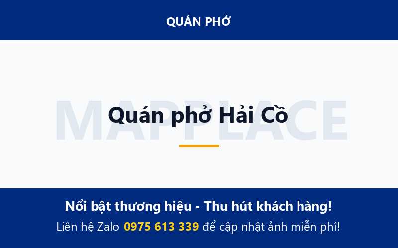 Quán phở Hải Cồ