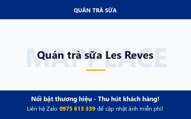 Quán trà sữa Les Reves