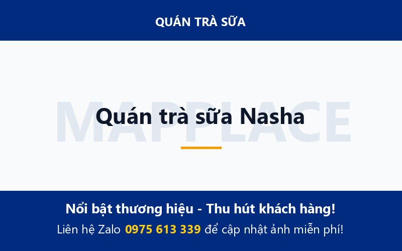 Quán trà sữa Nasha