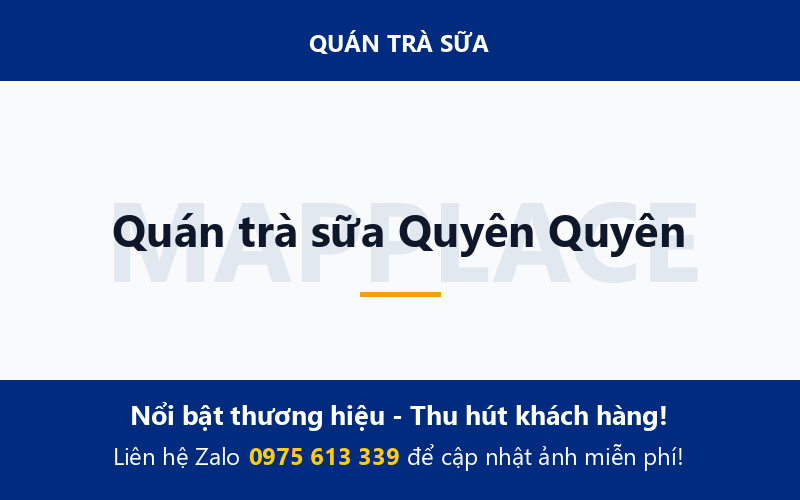 Quán trà sữa Quyên Quyên