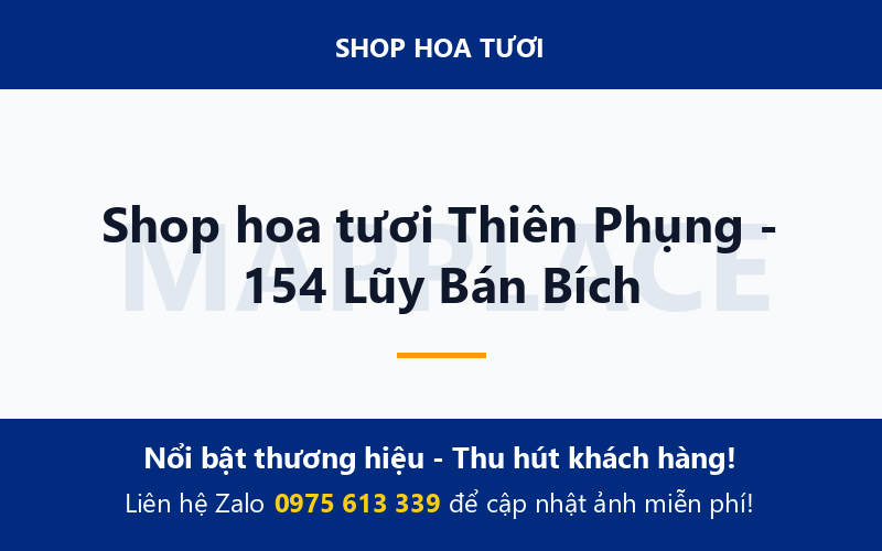 Shop hoa tươi Thiên Phụng - 154 Lũy Bán Bích
