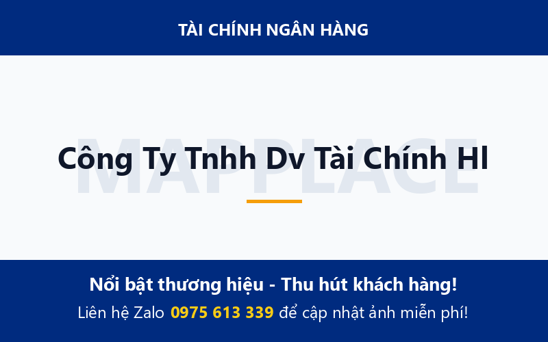 Công Ty Tnhh Dv Tài Chính Hl