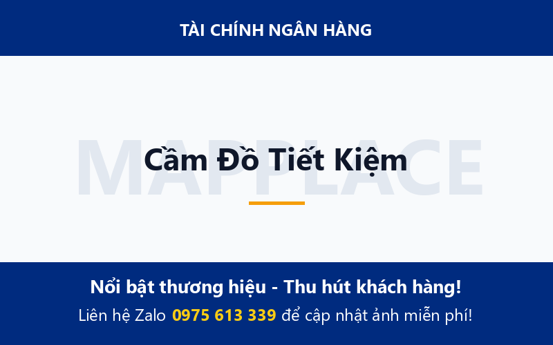 Cầm Đồ Tiết Kiệm