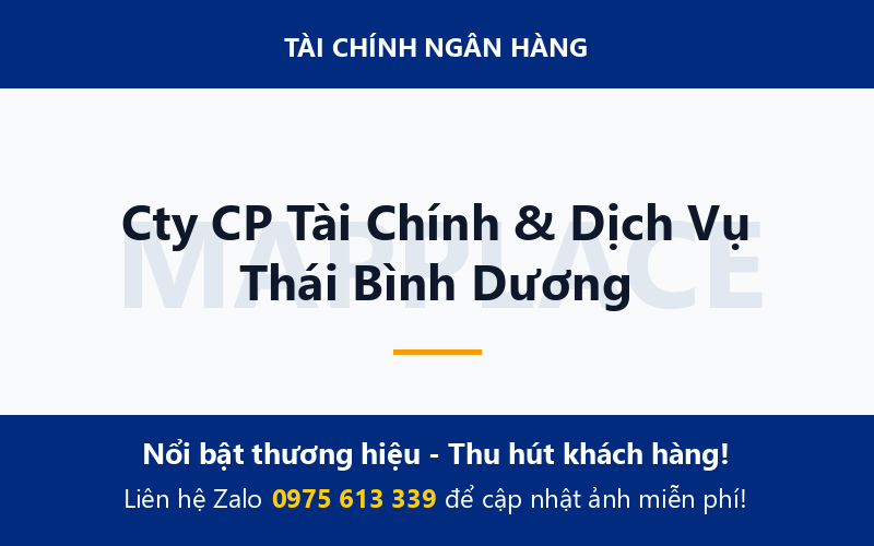 Cty CP Tài Chính & Dịch Vụ Thái Bình Dương
