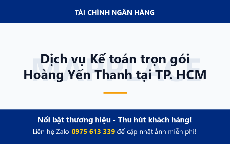 Dịch vụ Kế toán trọn gói Hoàng Yến Thanh tại TP. HCM