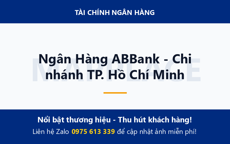 Ngân Hàng ABBank - Chi nhánh TP. Hồ Chí Minh