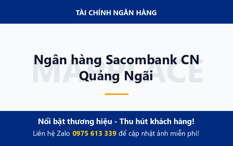 Ngân hàng Sacombank CN Quảng Ngãi