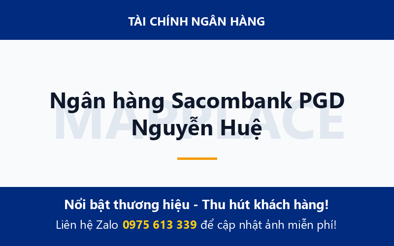 Ngân hàng Sacombank PGD Nguyễn Huệ