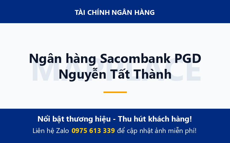 Ngân hàng Sacombank PGD Nguyễn Tất Thành