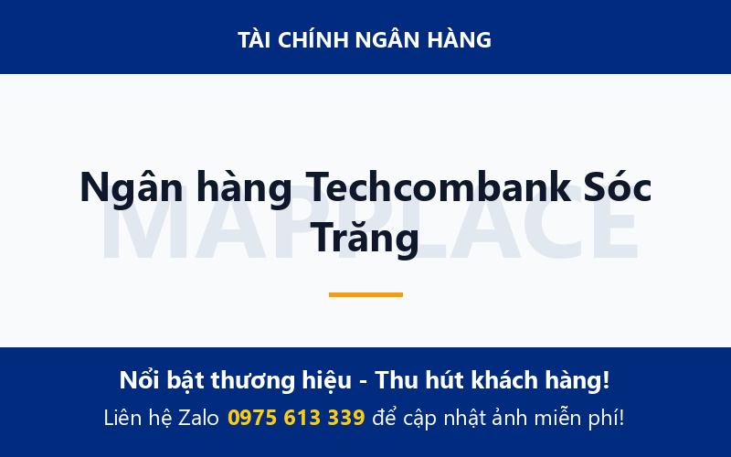 Ngân hàng Techcombank Sóc Trăng
