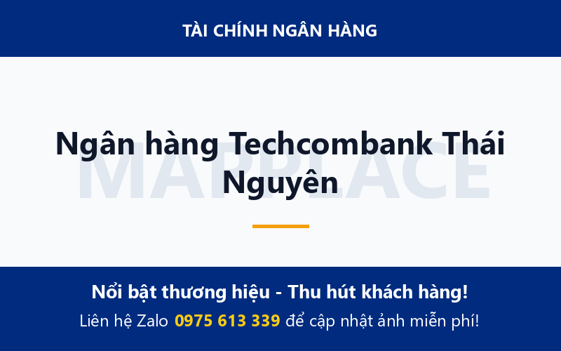 Ngân hàng Techcombank Thái Nguyên