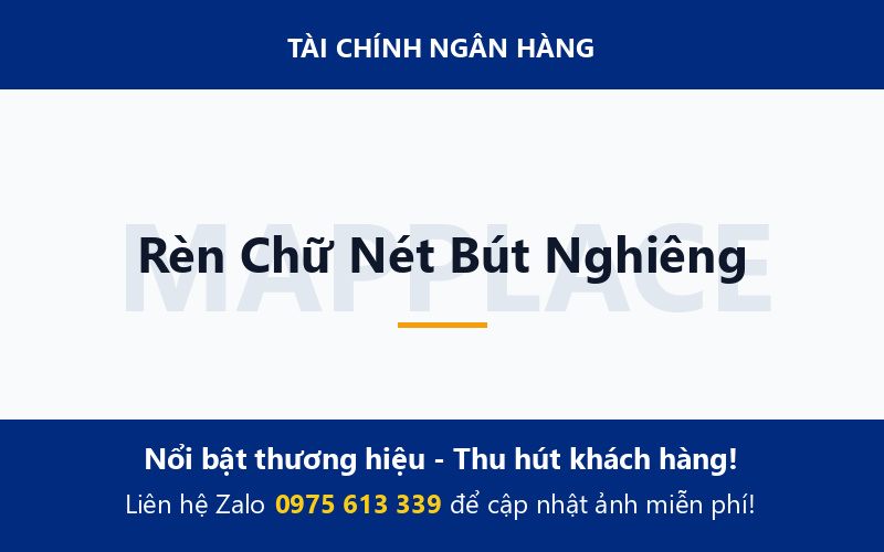 Rèn Chữ Nét Bút Nghiêng