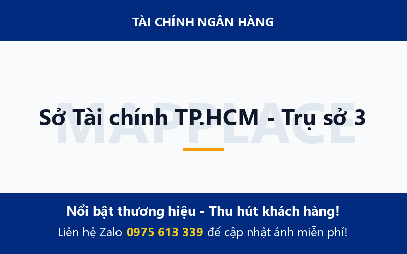 Sở Tài chính TP.HCM - Trụ sở 3