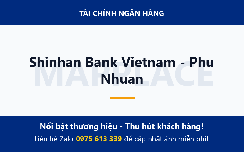 Shinhan Bank Vietnam - Phu Nhuan