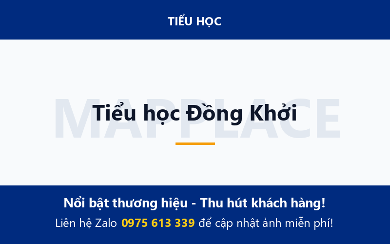 Tiểu học Đồng Khởi