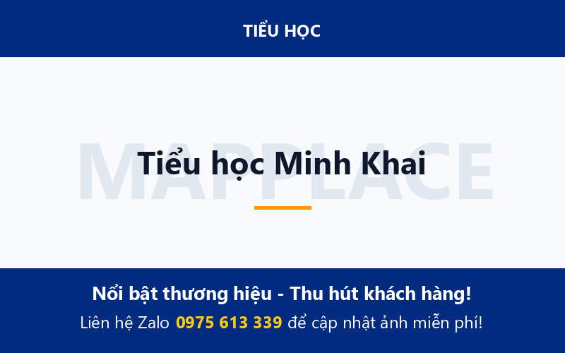 Tiểu học Minh Khai
