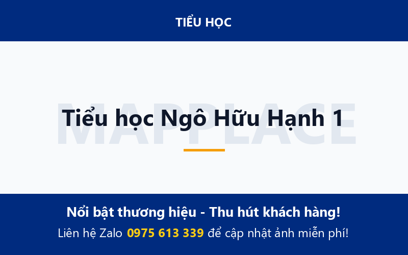Tiểu học Ngô Hữu Hạnh 1