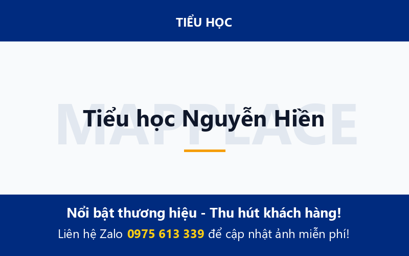 Tiểu học Nguyễn Hiền