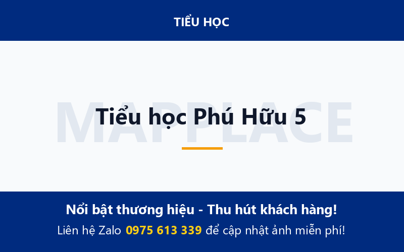 Tiểu học Phú Hữu 5