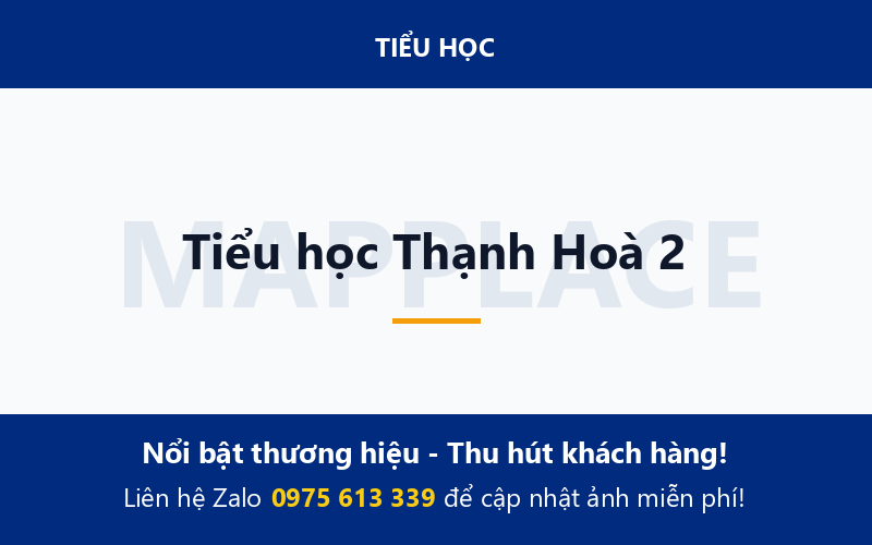 Tiểu học Thạnh Hoà 2