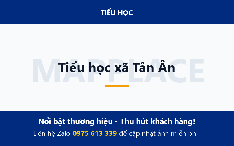 Tiểu học xã Tân Ân