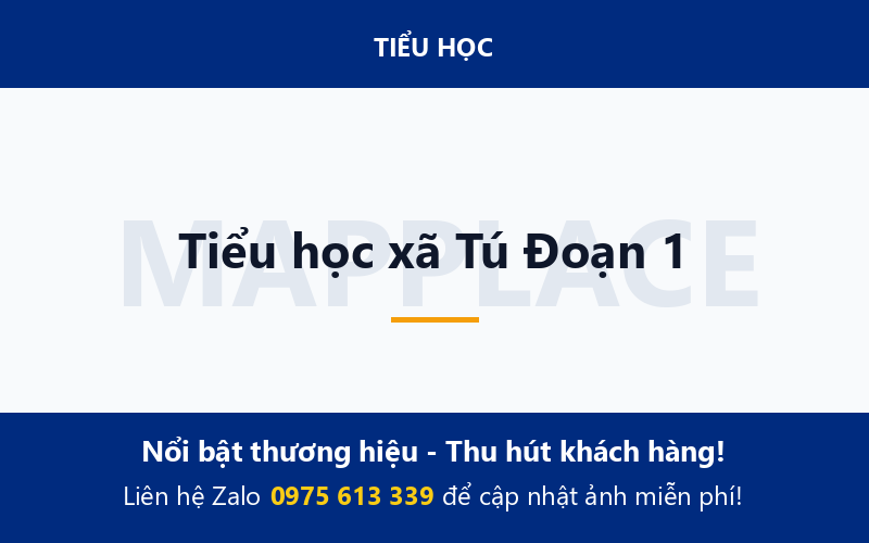 Tiểu học xã Tú Đoạn 1