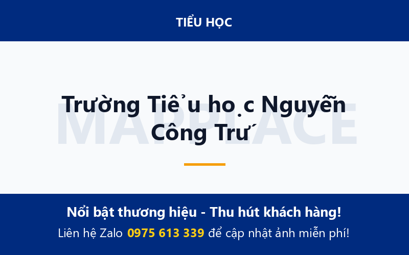 Trường Tiểu học Nguyễn Công Trứ