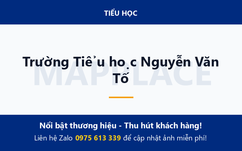 Trường Tiểu học Nguyễn Văn Tố